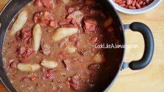 Jamaican Stew Peas Recipe Video [upl. by Brinna]