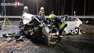 Tödlicher Unfall zwischen Marktl und Burghausen auf der B20 [upl. by Aurlie]