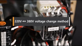 220V380V voltage change method [upl. by Ahsilad]