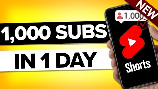 How To Get Your First 1000 Subscribers on YouTube in 24 Hours ACTUALLY WORKS [upl. by Itraa380]