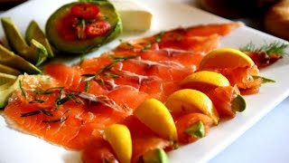 How to make Cured Salmon  Gravlax Recipe  Heghineh Cooking Show [upl. by Sherie758]