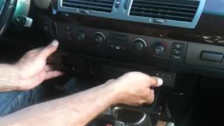 BMW 745i ASK cd unit removal [upl. by Trever984]