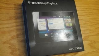 4G LTE BlackBerry PlayBook Unboxing [upl. by Sauer]