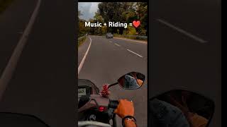 Riding with music is ❤️ love bike speed music alone status dilibadat ytshorts mercydiv [upl. by Annais284]