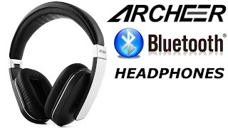 ARCHEER BLUETOOTH HEADPHONES AH07 WIRELESS HEADSET UNBXOING REVIEW [upl. by Oiril]