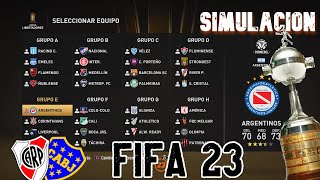 Simulo la COPA LIBERTADORES 2023 en FIFA 23 y este es el Campeón¡SORPRENDENTE [upl. by Pacifa]