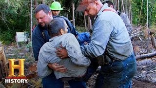 Ax Men Craig Rygaard is Seriously Injured S8 E16  History [upl. by Norraa183]