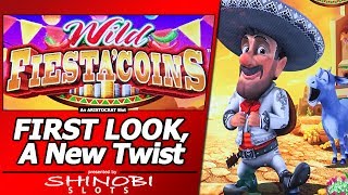 Wild FiestaCoins Slot  First Look New Twist on LepreCoins type game [upl. by Godric]