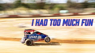 Testing a Dirt Midget for the FIRST TIME  Chili Bowl 25 [upl. by Milburt693]