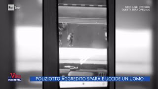 Crotone poliziotto aggredito spara e uccide un uomo  La vita in diretta 08102024 [upl. by Weidar993]