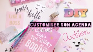 DIY  Back To School  Personnaliser son agenda ACTION [upl. by Nylrebmik529]