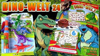 Dino Welt 24 mit Triceratops  Dimorphodon  Brontosaurus  Plesiosaurus   Dino ABC und mehr [upl. by Adnic]