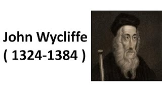 John Wycliffe  The Morning Star of Reformation  Urdu  Hindi  Explanation [upl. by Airbmac]