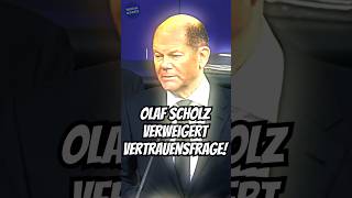 Kanzler Scholz verweigert Vertrauensfrage  Opposition fordert Klarheit im Machtkampf um Regierung [upl. by Kassel]