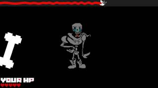 Clickertale 2 Papyrus bossfight  tips [upl. by Yadsnil]