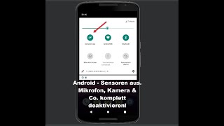 Android WhatsApp ampCo Mikrofon Kamera amp co komplett deaktivieren Sensoren aus [upl. by Aynod]