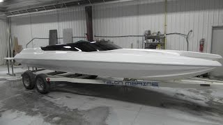 Ronnys Marine Talon 22 Transom Rebuild and Refinish Part 1 [upl. by Meil874]