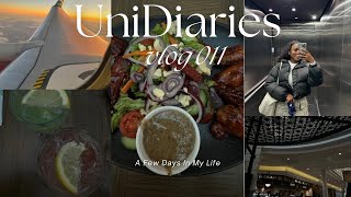 Uni Diaries 011  Braai in JHB End of Recess UWC Lunch date Grocery shopping Groove amp more [upl. by Cirded]