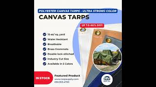 POLYESTER CANVAS TARPS ULTRA STRONG COLOR CANVAS TARPS [upl. by Connors]