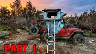 Overland Roof Top Tent Jeep Camping [upl. by Raynah]