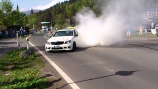 C63 AMG Burnout Extreme [upl. by Delinda]