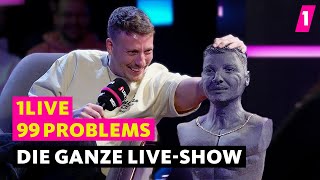 Felix Lobrecht verliebt in eigene STATUE  1LIVE 99 Problems 21 [upl. by Ennahtebazile]