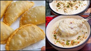 Chobe Ki Poori  Karanji Recipe  Dry Fruits Poori  Coconut Stuffed Poori ❤️  Perfect Rice Kheer [upl. by Kavita]