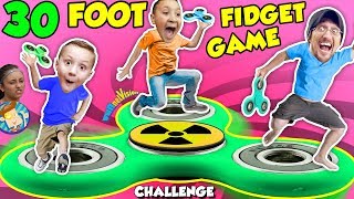 30FT GIANT FIDGET SPINNER GAME Challenge [upl. by Eldrida]