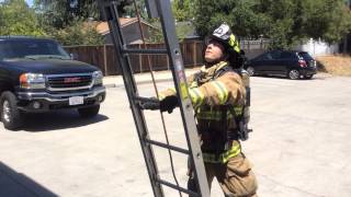 Academy Video Takedown the 24 Extension Ladder  14 Roof Ladder Aloft [upl. by Nosniv]