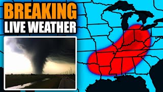 The June 25 2023 Tornado Outbreak As It Happened [upl. by Ahsaercal]