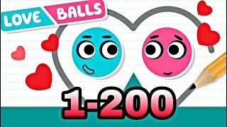 Love balls  Levels 1200 3 ESTRELLAS Gameplay [upl. by Analrahc]