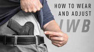 How To Wear And Conceal An IWB Holster by Alien Gear Holsters [upl. by Arjan246]