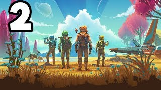 No Mans Sky NEXT PC Gameplay 2  Building Machines and Crafting Gear [upl. by Eizzik656]