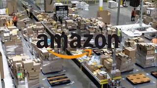 Amazon Sorting Facility Life of a Package [upl. by Eelsha956]