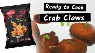 GADREs Crab Claws  Ready to cook  Nonveg Snack in Tamil [upl. by Fita]