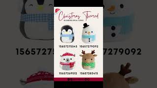 Christmas Bloxburg decals codes for you  rosegamergo roblox christmas bloxburg codes xmas [upl. by Arreip482]