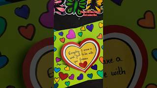 Love Card💕lovecardsvalentinesday 3dcard diygreetingcard shorts viralvideo trendingpopupcard [upl. by Noicpesnoc]