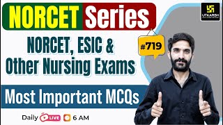 MSN PEDIA PHARMA  NORCET Series 719  ESIC Exam Special Class By Raju Sir [upl. by Healey417]