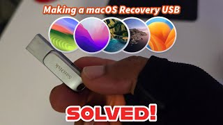 How to create a macOS Recovery USB  Sonoma Ventura Monterey etc [upl. by Leavelle]