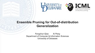 ICML 2024 Ensemble Pruning for Outofdistribution Generalization [upl. by Mckee218]