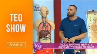 Teo Show 01102019  Tiroida simptome nebanuite Alimente si vitamine benefice pentru tiroida [upl. by Wehrle237]