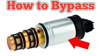 How TO Bypass Ac COMPRESSOR SOLENOID CONTROL VALVE [upl. by Garling967]