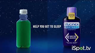 Mucinex TV Spot Nightshift Its Comback Season [upl. by Ahtreb]