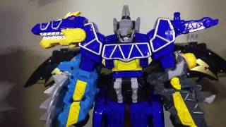 power rangers stop motion power rangers dino charge anklopachyptera formation [upl. by Leibrag]