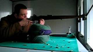 CZ 452 FS shooting Winchester 22 Long Z rounds [upl. by Akkim630]