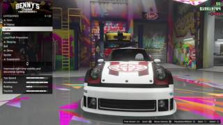 PFISTER COMET BENNYS CUSTOMIZATION PLUS SNOW ON GTA 5 ONLINE [upl. by Aehta83]