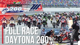 2022 MotoAmerica Daytona 200  FULL RACE [upl. by Eiznil]