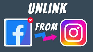 how to unlink facebook from instagram  how to remove facebook account from instagram [upl. by Stephani451]