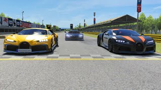 Koenigsegg CC850 2024 vs Bugatti Chiron Super Sport 300 vs Bugatti Chiron Profilee at MOnza Full C [upl. by Hornstein]