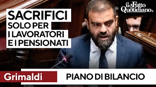 Bilancio Grimaldi Avs quotSacrifici solo per lavoratori e pensionatiquot [upl. by Ainirtak408]